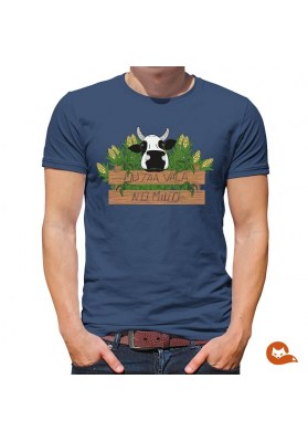 Camiseta hombre Outra vaca no millo