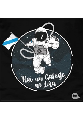 Camiseta hombre Galego na lua