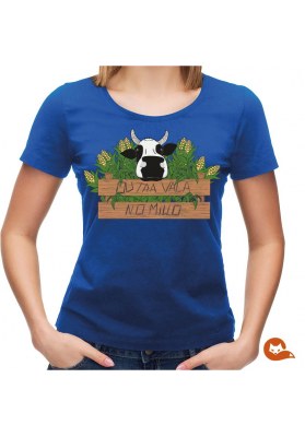 Camiseta mujer  Outra vaca no millo