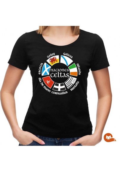 Camiseta mujer Naciones celtas