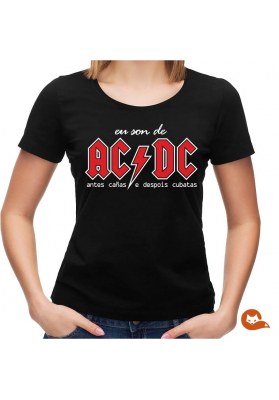 Camiseta mujer AC DC