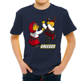 Camiseta niño Galegos Bailando Muiñeira