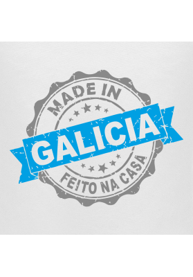 Body manga larga Made in Galicia feito na casa