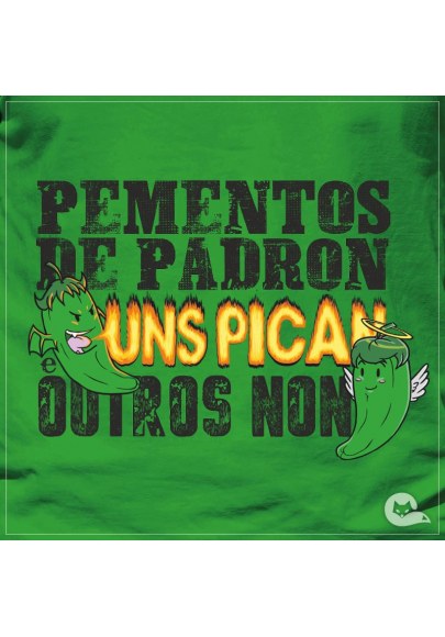Pimiento De Chile Estilo Kawaii Picante Chile Camiseta Hombre Estampado Espalda